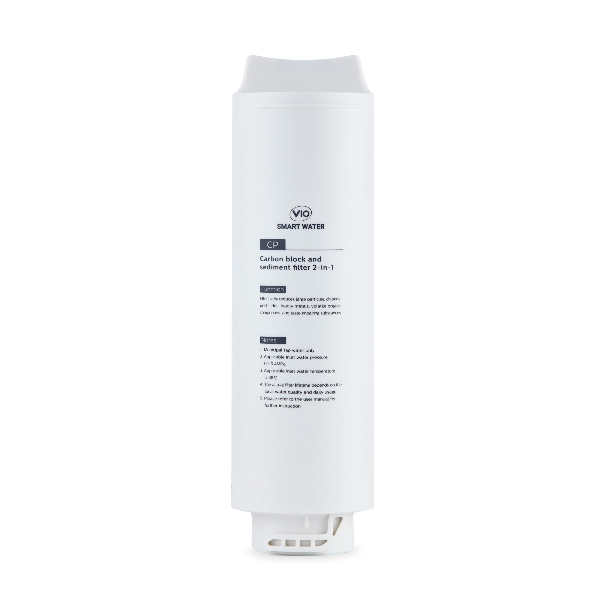 CP 2-in-1 charcoal block and sediment filter